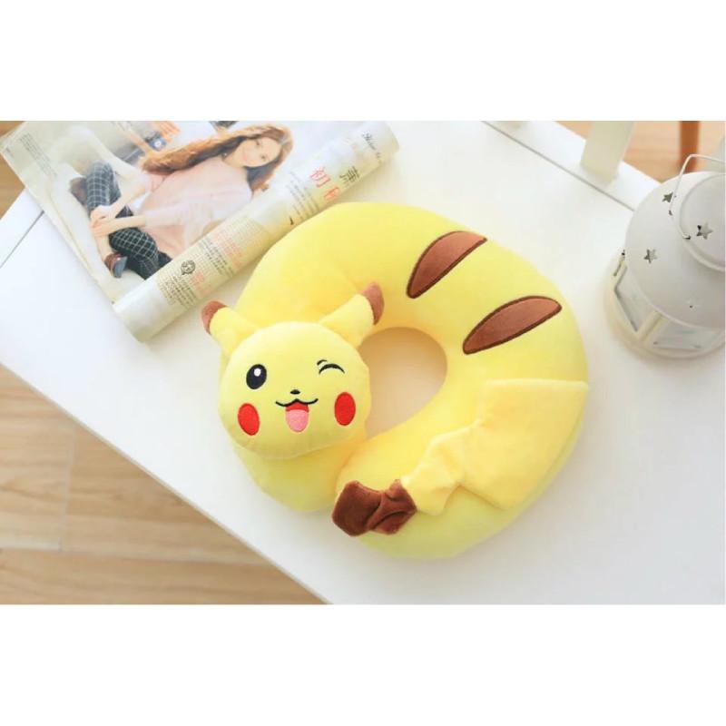 Pikachu U Shaped Neck Pillow For Travel And Rest With Logo Printing