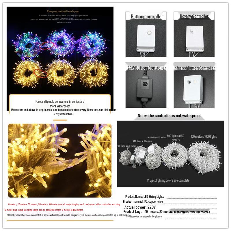 High Brightness LED Fairy String Lights