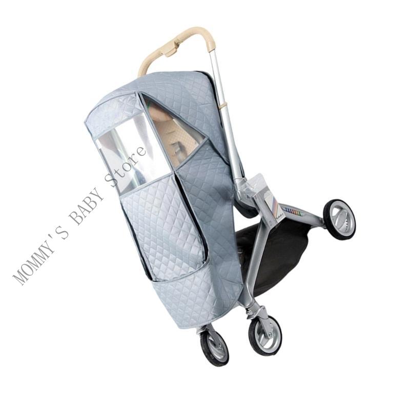 H3CD Easy installs Baby Strollers Weather Protector Rainproof Wind Cover Accessories