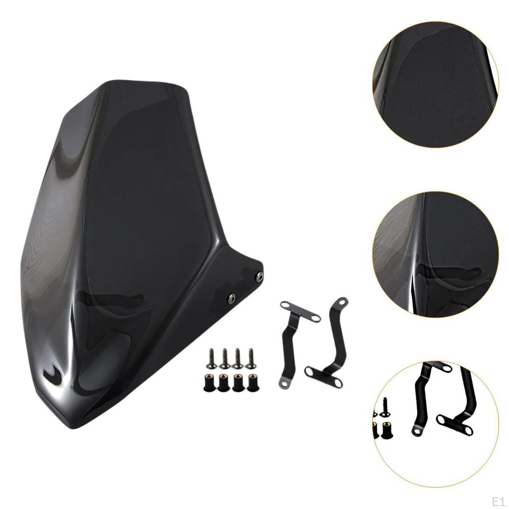 Motorcycle Windscreen Front Windshield High Reliability Sturdy Accessories Motorbike Wind Deflector