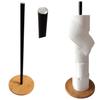 STANDING TOILET PAPER HOLDER FOR WC 51 Cm METAL BAMBOO STAND