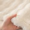 Luxury Imitation Rabbit Plush Sofa Towel Winter Warm Fluffy Throw Blanket Super Soft Smooth Thicken Velvet Sofa Cover