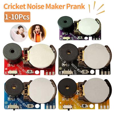 1-10 Pièces Marqueur de Bruit de Cricket Farceur Bruit Annoyant PCB Bip Sonorités Cachées de Farce Intervalles Bruit Fournitures de Fête d'Halloween