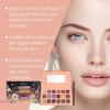 Eelhope 18 Colors Eye Shadow Plate Eye Shadow Makeup Eye Colorful One Plate Multi-Purpose 18 Colors Daily Makeup Sequins