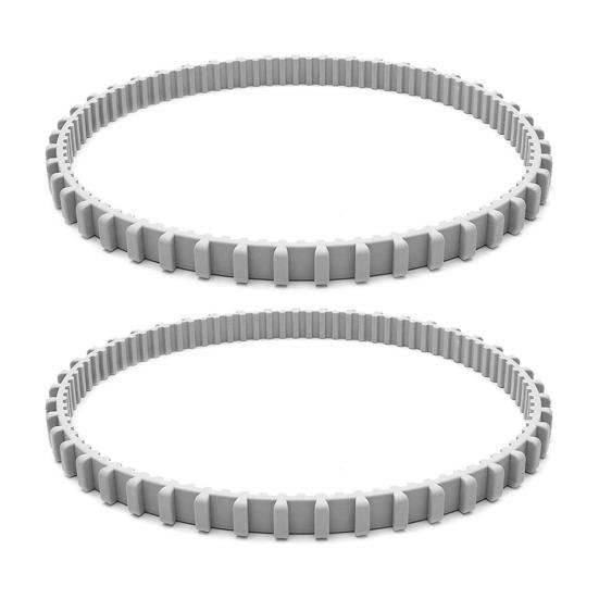 Pool Cleaner Tracks Climbing Rings 2 Pcs 9985006-R2 Pool Cleaner Tracks And 4 Pcs Climbing Rings Replacement Rubber Belt for Dolphin Underwater Robot