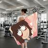 Cartoon One Wheat Mark Will Mike Towel Quick Drying Beach Towels Are Suitable For Swimming Pools Camping Yoga And The Gym