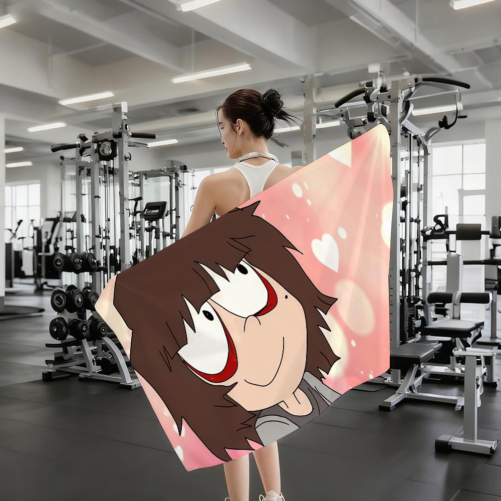 Cartoon One Wheat Mark Will Mike Towel Quick Drying Beach Towels Are Suitable For Swimming Pools Camping Yoga And The Gym