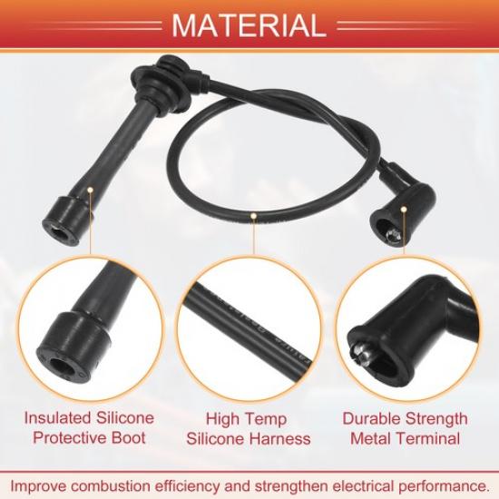 Spark Plug Wire Ignition Coil Cable B61P18140C FOUR  for Mazda Miata 90-97