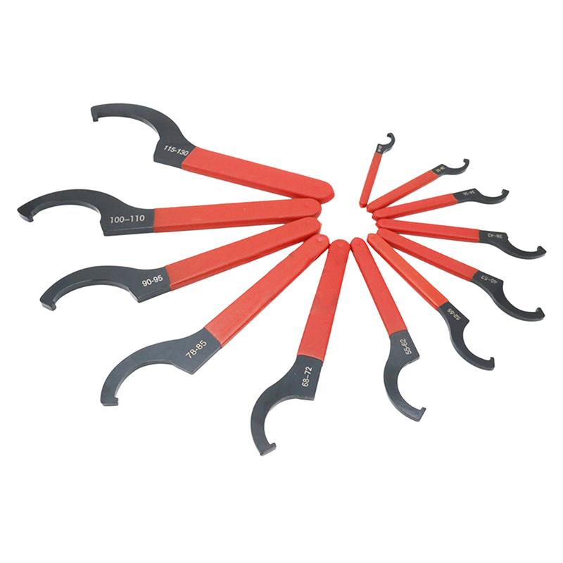 1 Stück 18-72 mm Werkzeughalter Oberflächenbehandlung Für Rundmutter Typ C Komfortgriff Hakenschlüssel Schraubenschlüssel DIY Zubehör