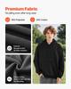 Women Pullover Hoodie, Medium Size, Fleece Long Sleeve Comfy Casual Basic Pullover Hooded Sweatshirt, Warm & Skin-friendly, Practical & Trendy, Black