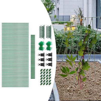 Cucumber Trellis with Netting 122 Cmx122 Cm Easy To Install A Frame Garden Plant Support for