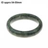 Green White Natural Jade Bracelet Hand Carved Wide Nanyu Bangle Premium Jewelry for Graduation Gift