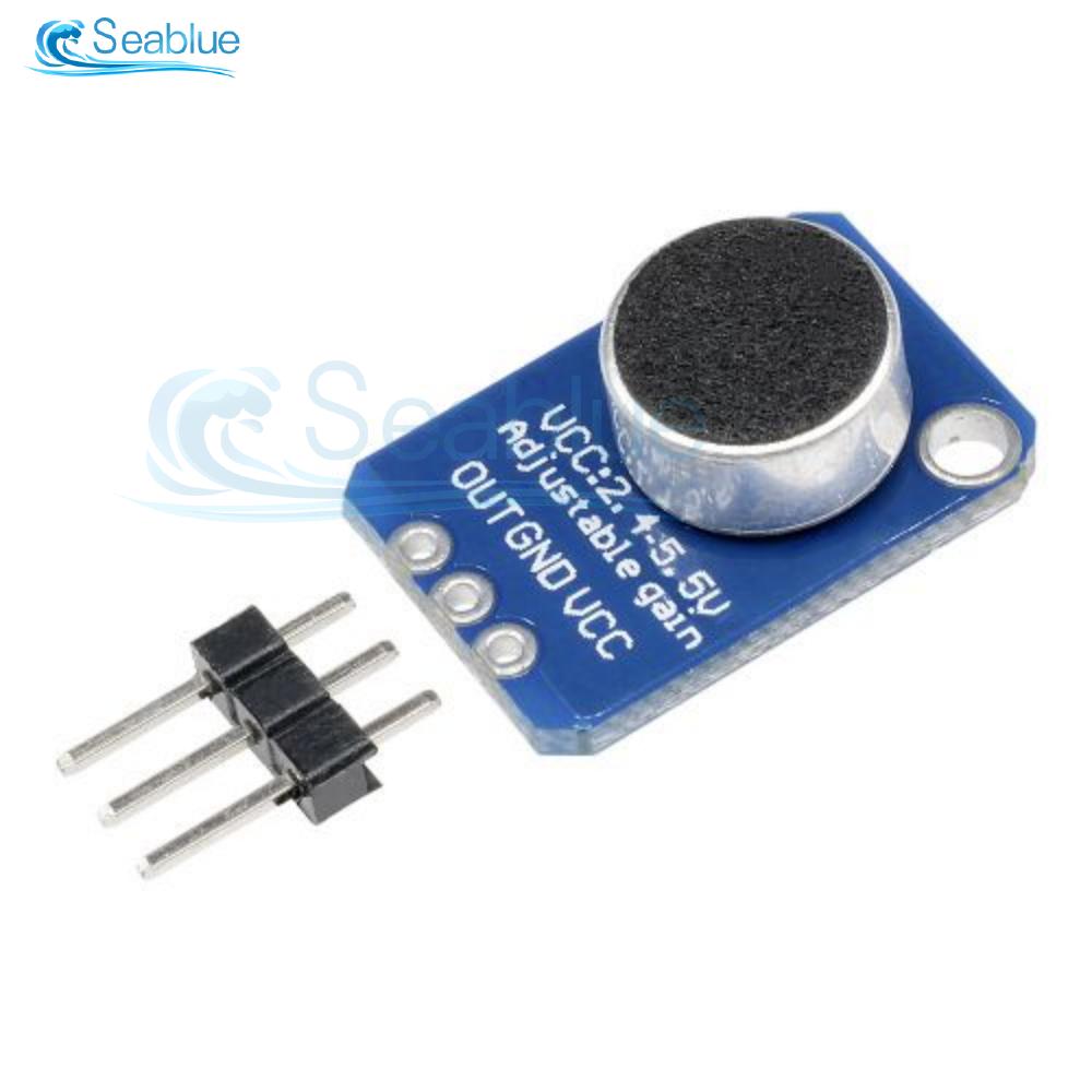 

Sound Sensor Module Sound Control Sensor MAX4466 MAX9814 Switch Detection Whistle Switch Microphone Amplifier For Arduino