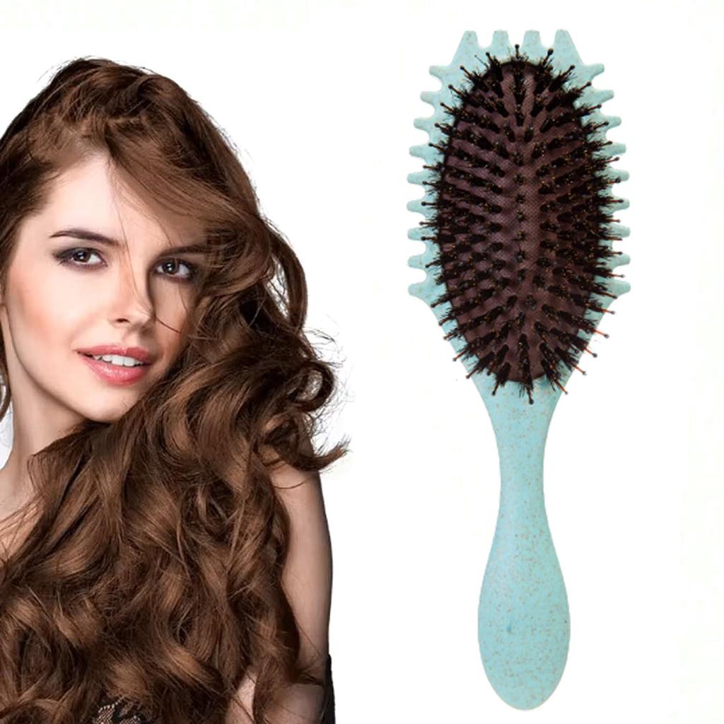 Curly Hair Brush Bounce Curl Defining Brush, Boar Bristle