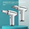 Portable 4 In 1 Wireless Hair Dryer Multifunctional Electric Air Duster Blower Travel USB Rechargeable Negative Ions Blow Dryer