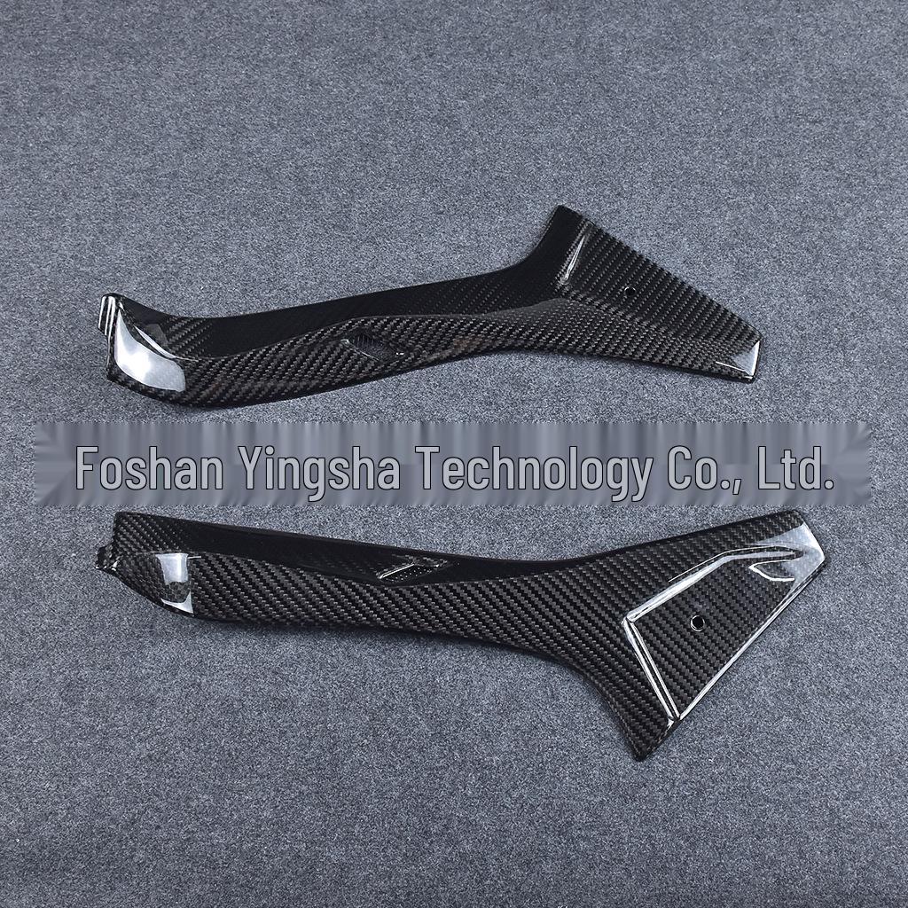 Carbon Fiber Frame Cover for Honda CBR650R (2019+): Modified 3K Dry Carbon Motorcycle Accessory