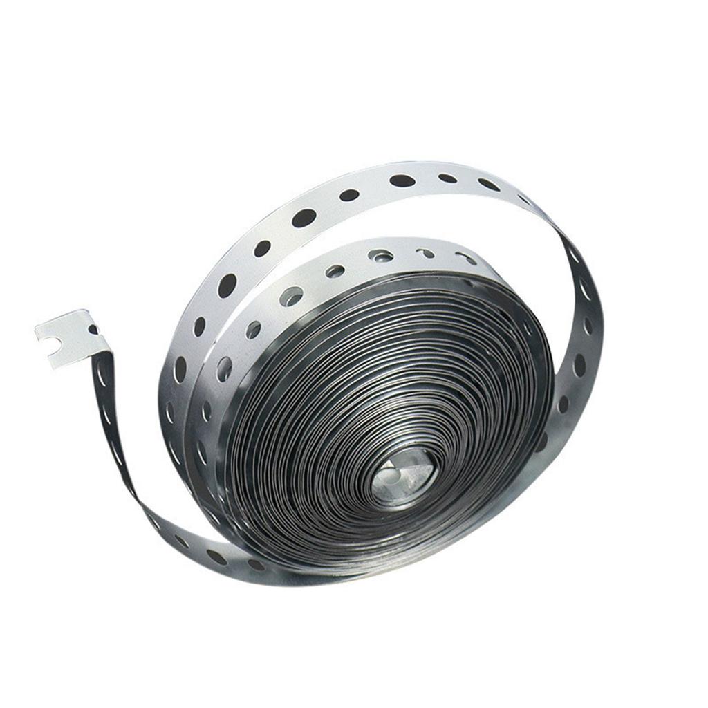 Pipe Hanger Strap Metal Securing Straps Tape with Gloves Home Repair Accessories Band DIY for
