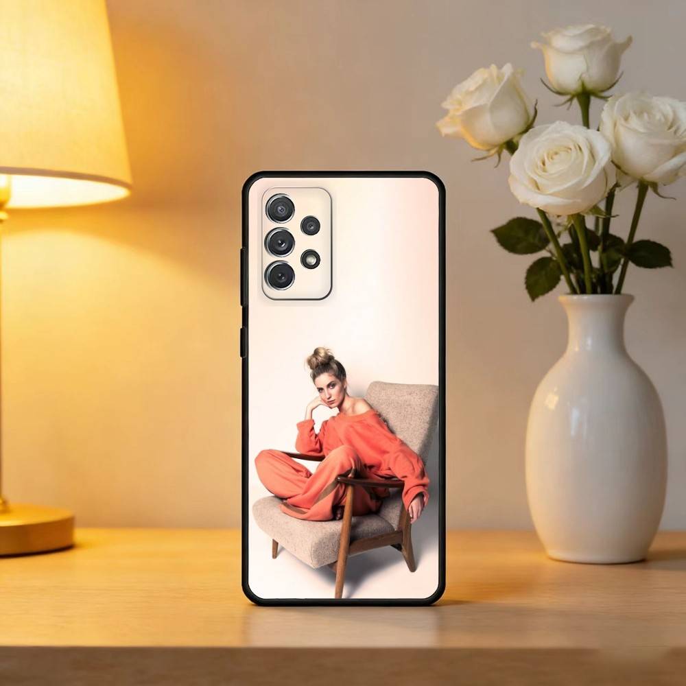 Custodia per Telefono COOL A-Annabelle W-Wallis Per Samsung Galaxy A73,A72,A71,A70,A53,A52,A51,Cover Nera in Morbido Silicone