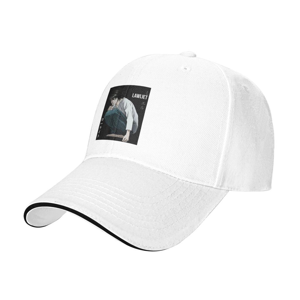 Death Note Lawlet Note Anime Cap Casual Baseball Caps Adjustable Hat Hip Hop Summer Unisex Baseball Hats Customizable