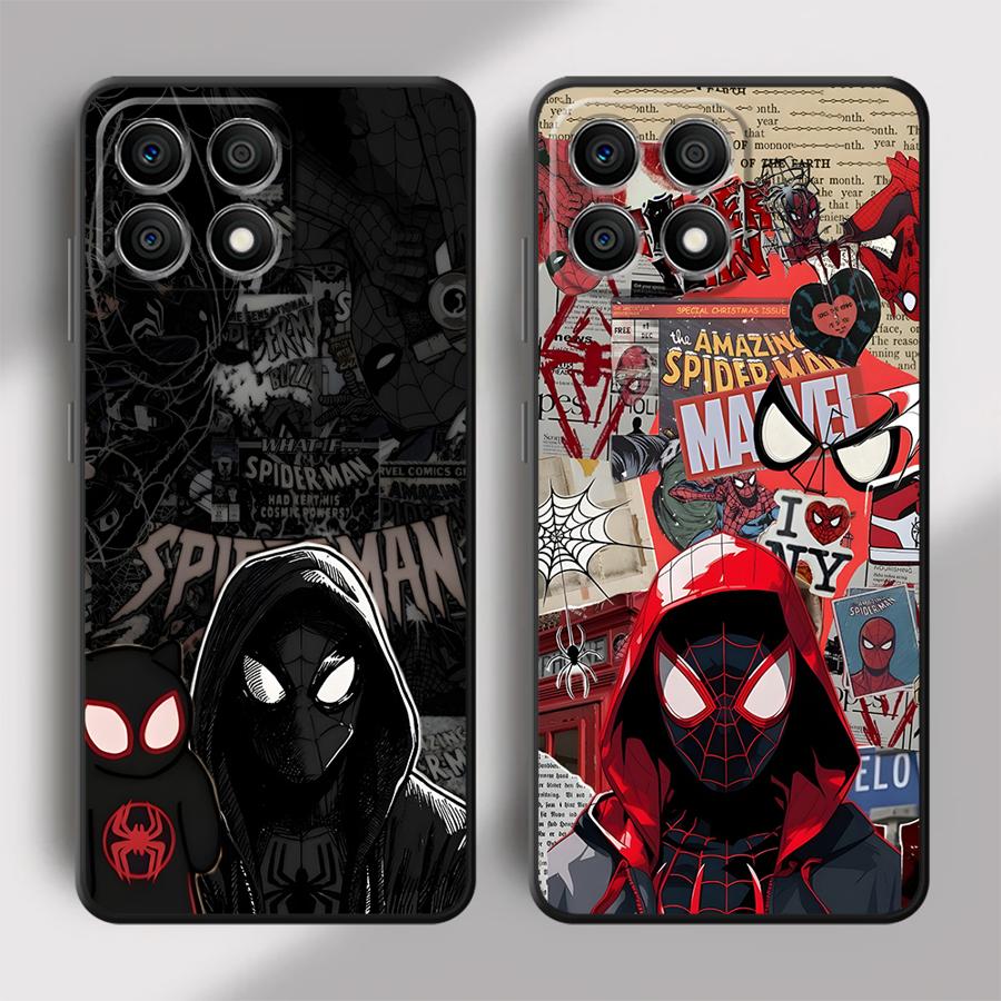 Case for Honor X6 90 X8 X5b X9a X7 Magic5Lite 70 8X 200 400 Lite Funda Phone Cover Marvel Comic Spider Man