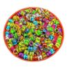 100 Pcs 2025 Aluminum Plastic Pigeon Foot Ring With Number Letter Bird Leg Sign Rings Fly Race Identification Circle Pilgrims