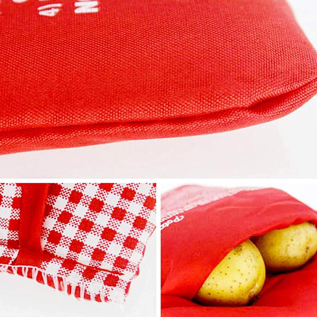 Torba do gotowania ziemniaków w kuchence mikrofalowej wielokrotnego użytku Zmywalne tortille Kuchenka Kieszenie Torba do gotowania kukurydzy Torba do pieczenia w kuchence mikrofalowej Gadżety kuchenne