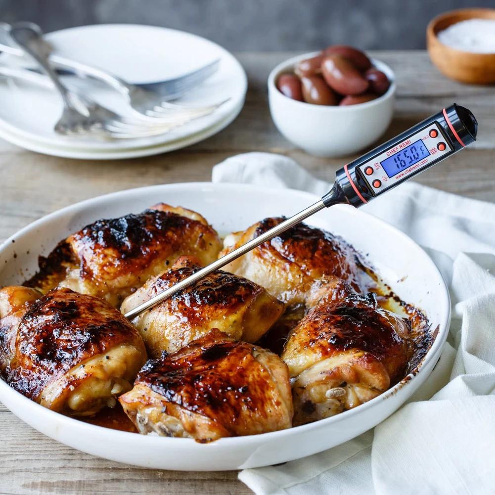 New Kitchen Digital BBQ Food Thermometer Meat Cake Candy Fry Grill Dinning Household Cooking Thermometer Gauge Oven Thermometer