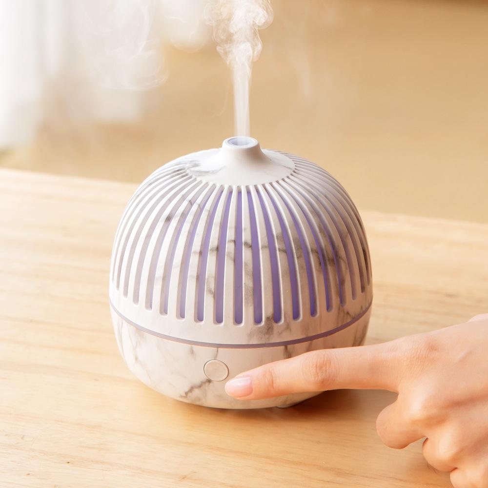 180ml Aromatherapy Essential Oil Diffuser Wood Grain Mist Sprayer Ultrasonic Air Humidifier Cool Mister With 7 Color Led Light