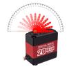Hiwonder 20kg Dual Ball Bearing High Torque Full Metal Gear 180° Digital Servo with Aluminum Case, Metal Servo Horn, and Metal Bracket for Robots