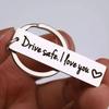 Stainless Steel Laser-Engraved Keychain Pendant Gift