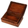 Wooden Jewelry Box For Women 20.32cm Jewelry Organizer Square Wood
