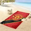 Asciugamano da Spiaggia con Stampa Manchester United, Asciugamano Grande Morbido ad Asciugatura Rapida per Spiaggia Campeggio Nuoto