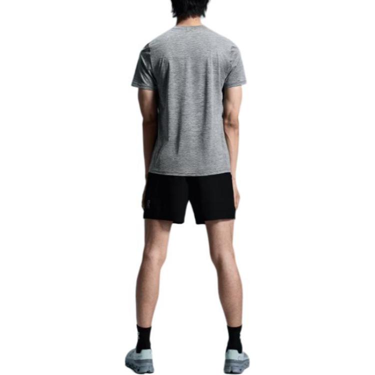 On Round Neck Pullover Short Sleeve T-Shirt Men Tops Gray 1ME10431732
