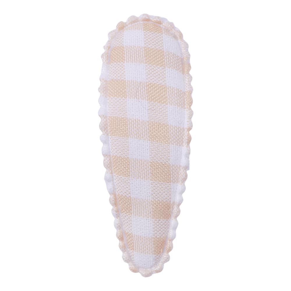 2/4/6Pcs/Lot Hair Clip New Print Cotton Alloy Hair Bow Snap Set Fabric Plaid Hairpins Girls Kids Headwear Baby Hair Accessories