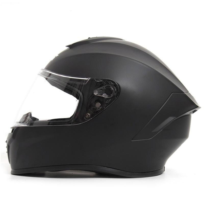 

DOT Helmet for men and women, full-face helmet with visor, personalized new style, street bike racing helmet for all seasons virtue fba XL