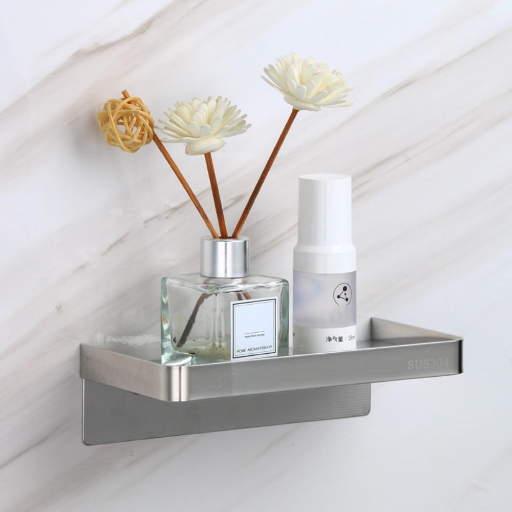 Punch-Free Phone Storage Rack Wall Mounted Shower Basket Toilet Phone Holder Bathroom