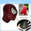 Spiderman Mundschutz-Halbmaske aus ungiftigem, weichem Gummi für komfortables Atmen