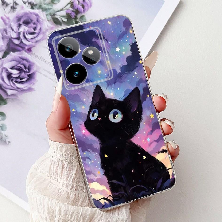 For Realme GT 7 7T Case 2025 Popular Flower Soft Clear Silicone TPU Protective Cover For Realme GT7 Pro RMX5011 Phone Case Shell