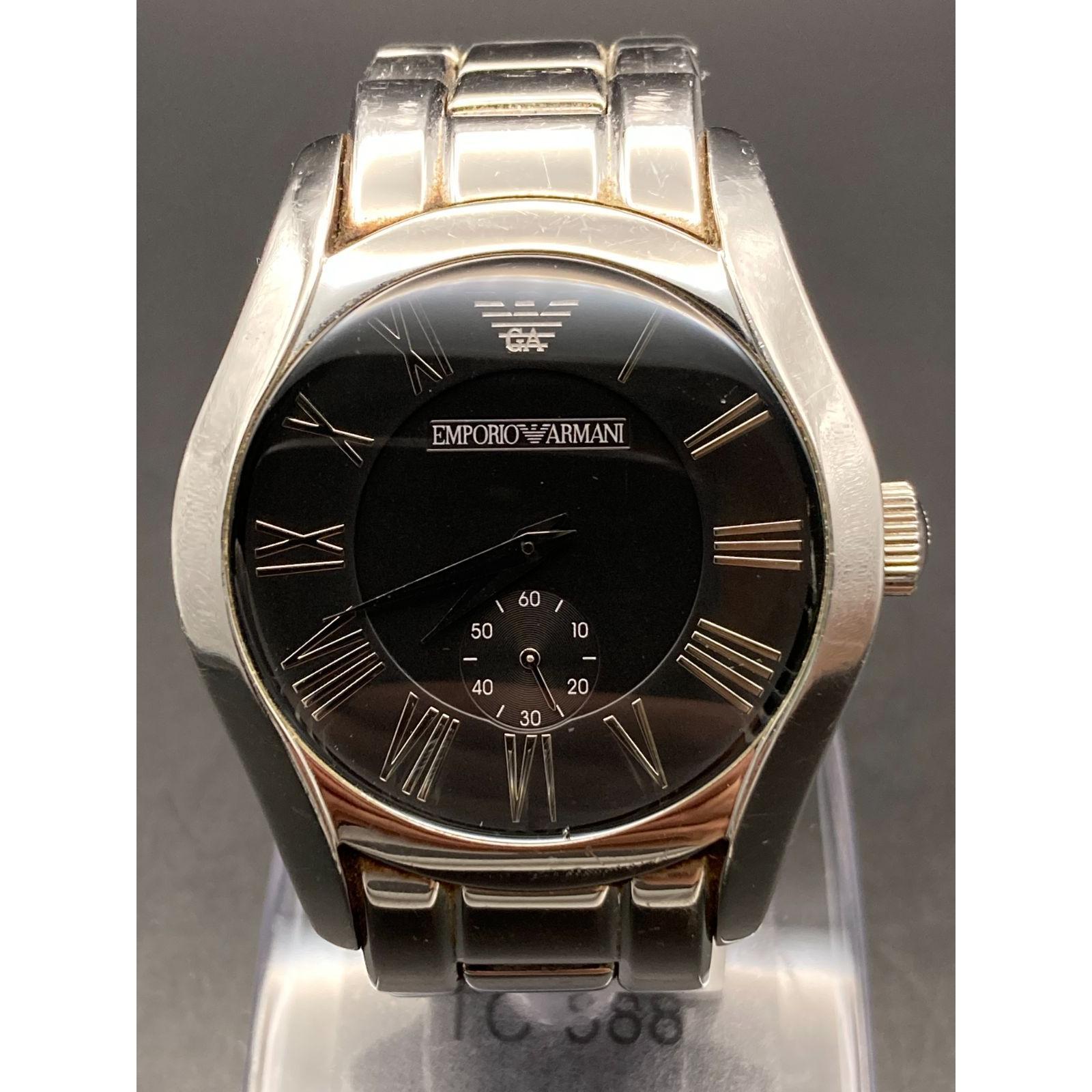 Used [Works OK] Emporio Armani Watch AR-0680 Men s 42mm
