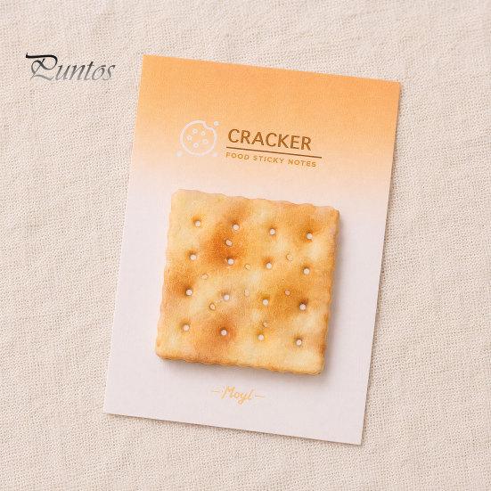 Unieke Post-its Notitieblokken, Grappig Toast Brood Koekje Kaas Ontwerp Schattig Notitieblok, 30 Duidelijk Bedrukte Velletjes/Blok Zelfklevend Notitieblok voor Thuis Kantoor Notebook