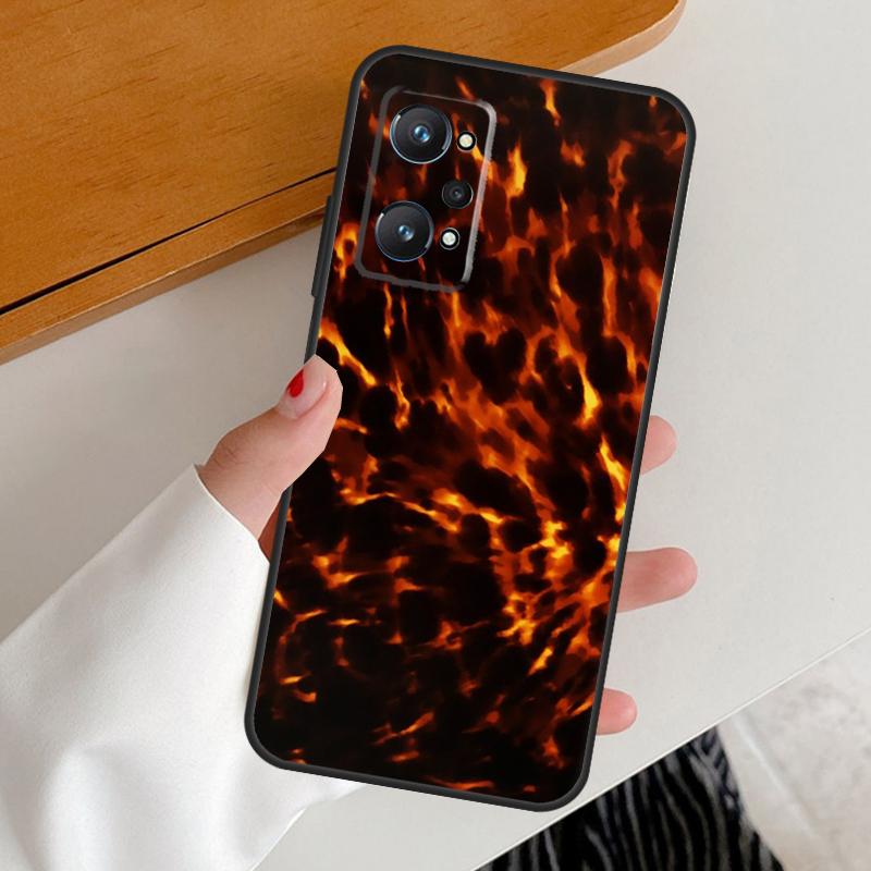 Tortoise Shell Pattern For Realme 15 Pro GT7 GT6 10 11 12 13 14 Pro Plus C67 C63 C61 C55 C51 C53 C35 C75 C65 Case