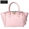 IW0B0540BOL Rock Studs 2WAY Handbag pinkUsed