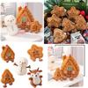 Plush Christmas Doll Gingerbread House Star Cookie Christmas Cookie Tree Gift For Kids