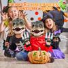 Maschera Dinosauro Velociraptor Park con Suoni Plastica Dura Halloween Cosplay Giocattolo Dinosauro Costume Cos per Bambini Regalo di Compleanno