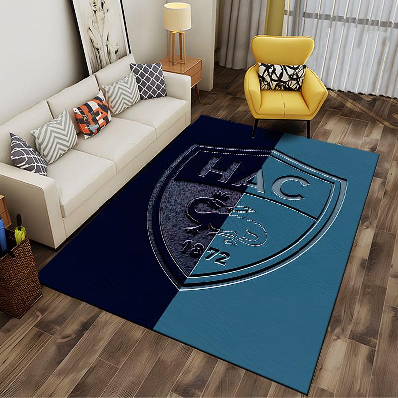 HAC Shield Logo Blue Carpet Suitable As a Non-slip Mat for the Living Room or Bedroom Sofa