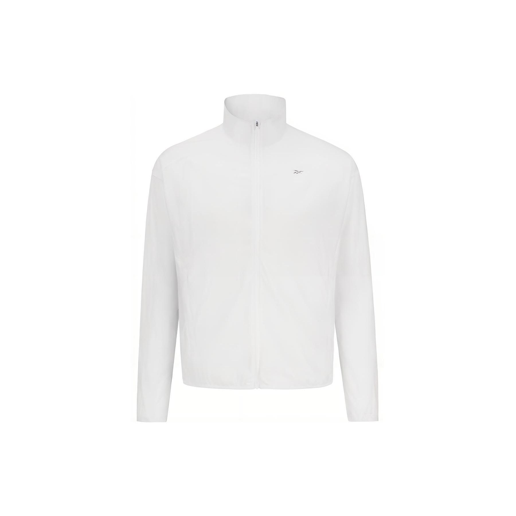 

Reebok Lightweight Breathable Woven Zip-Up Jacket Men jackets White 23RCS101M100 M