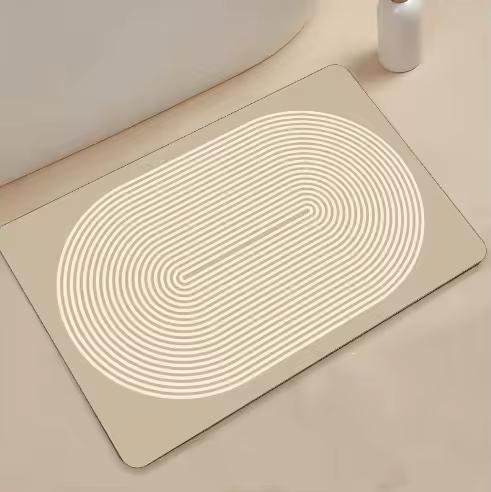 Nordic Bathroom Quick-Dry Floor Mat Non-Slip Foot Pad Home Bathroom Entrance Water Absorption Mat Alfombra De Baño