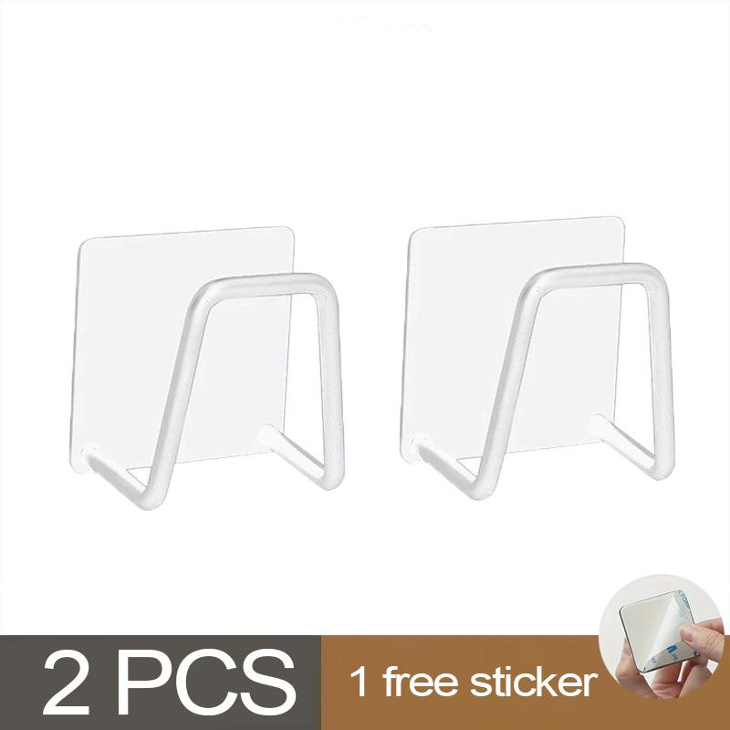 Suport pentru bureți de bucătărie Raft pentru chiuvetă din oțel inoxidabil Suporturi adezivi Suport de uscare Suport de uscare Cârlige de perete Accesorii Organizator de depozitare