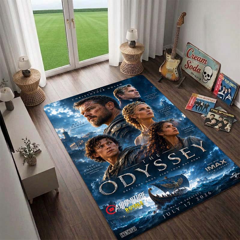 Die Odyssee MOVIE Rug, Floor Mat for Computer Chair, Doormat,Living Room Rug, Bedside Carpet