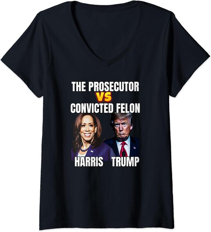 Прокурор против Осужденного Преступника Женская футболка с V-образным вырезом Унисекс футболка XXXL